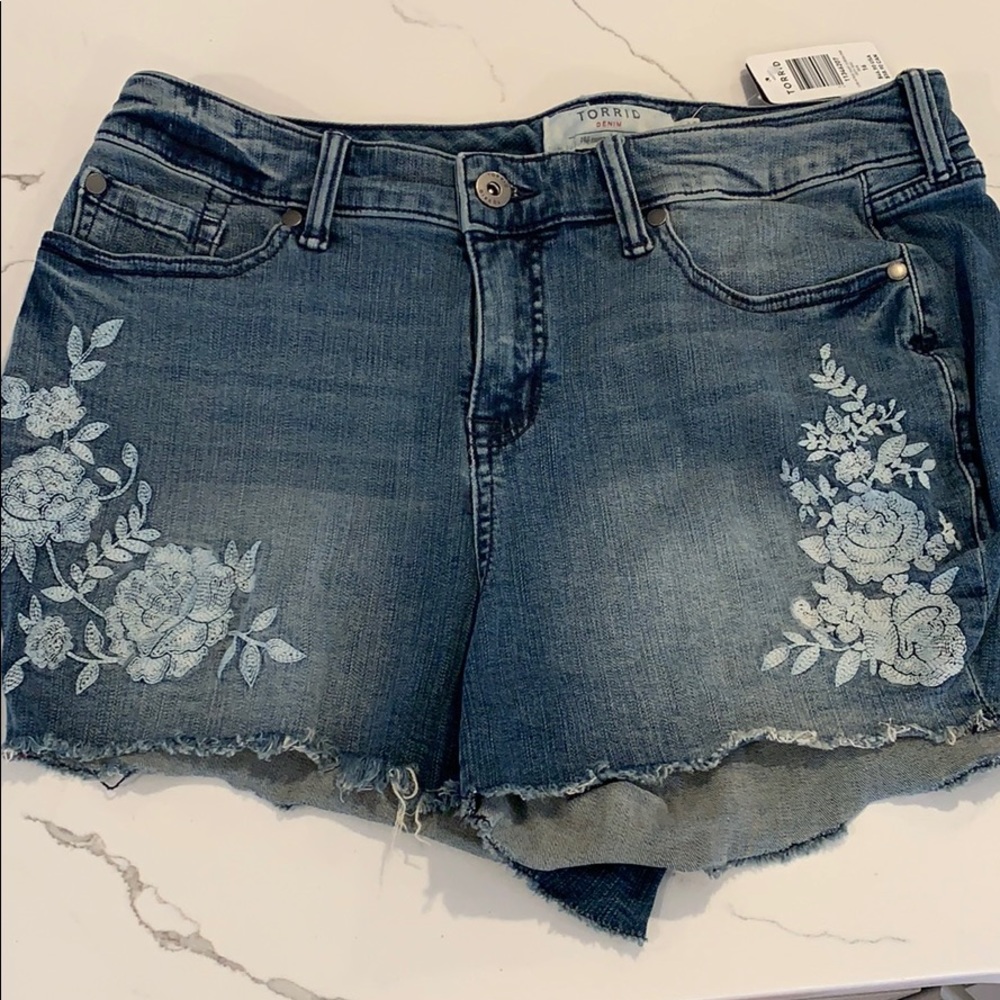 Torrid Jean shorts